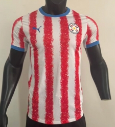 2026 Paraguay Home Player Versio Soccer Jersey